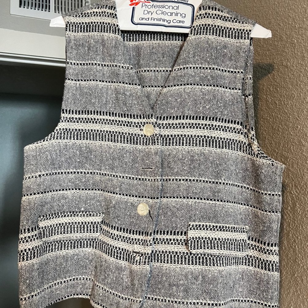 Vintage Textured Vest